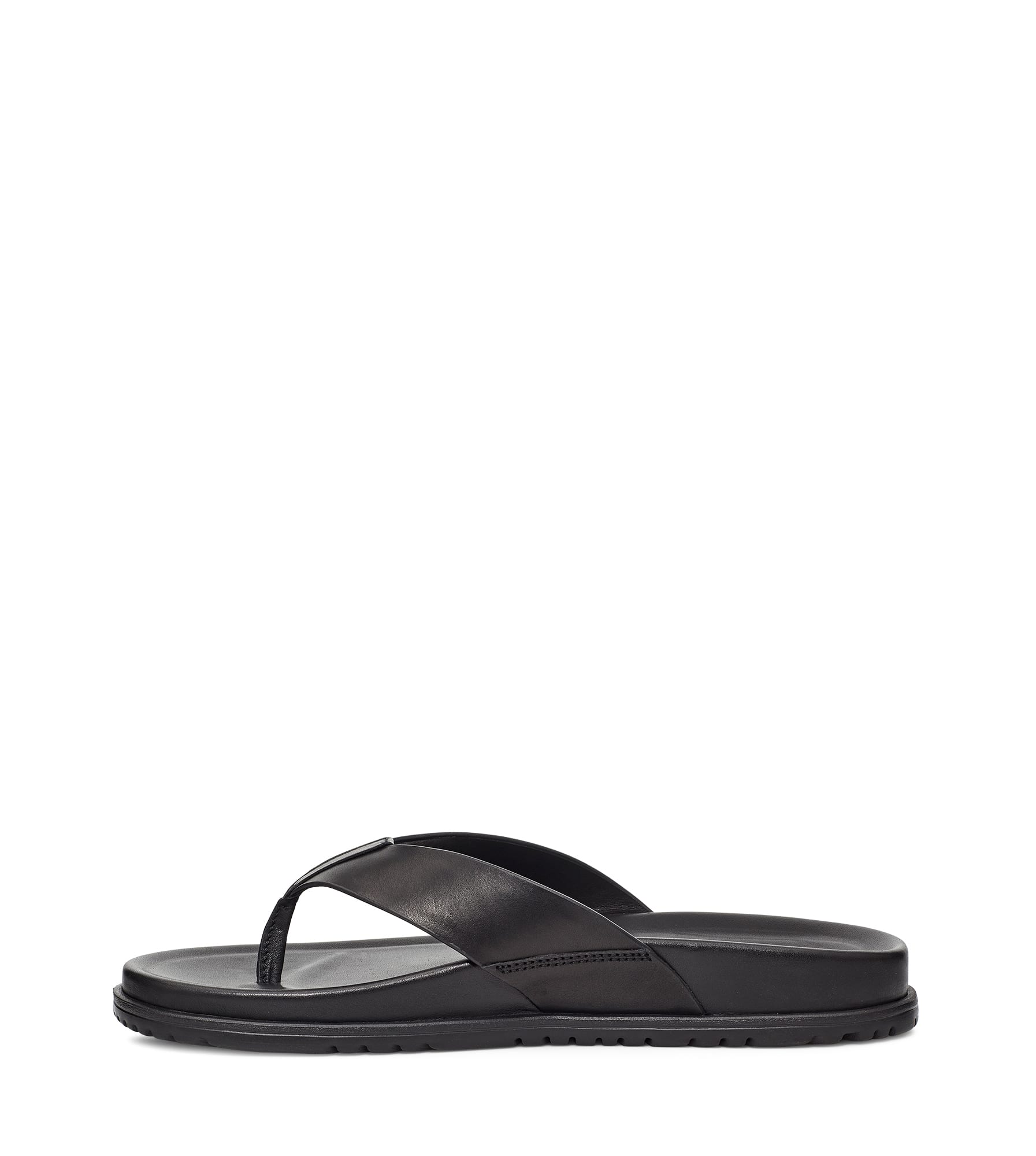 Ugg Men's Wainscott Leather Flip Flop | Sound Feet Shoes: Your Favorite ...