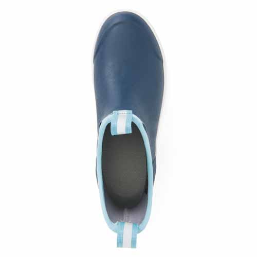 XTRATUF 6" ANKLE DECK BOOT NAVY TOP VIEW