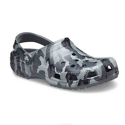 White camo sales crocs