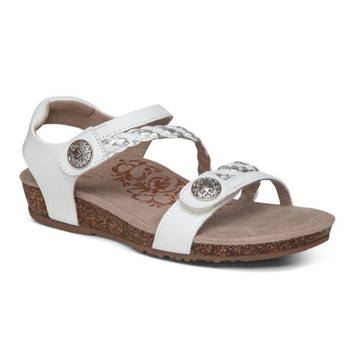 Aetrex Women's Jillian Quarter Braided Strap