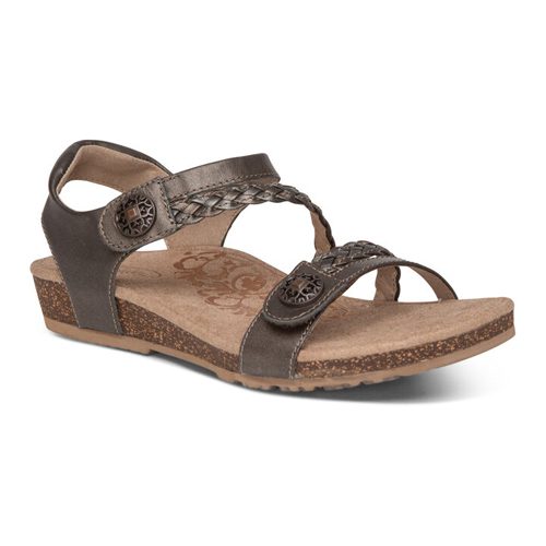 Aetrex Women's Jillian Quarter Braided Strap