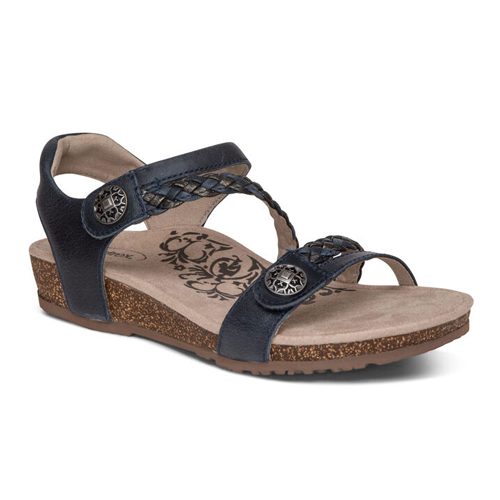 Aetrex Women's Jillian Quarter Braided Strap