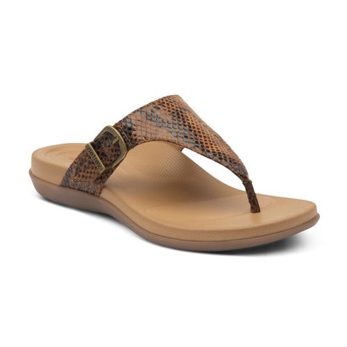 Aetrex Women's Rita Adjustable Thong Sandal