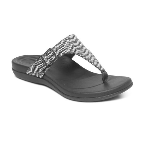 Aetrex Women's Rita Adjustable Thong Sandal