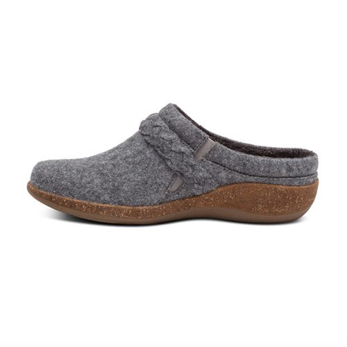 Aetrex Women's Libby Wool Braided Clog | Sound Feet Shoes: Your ...