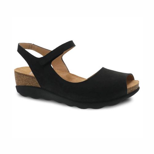 MARCY BLACK MILLED NUBUCK RIGHT