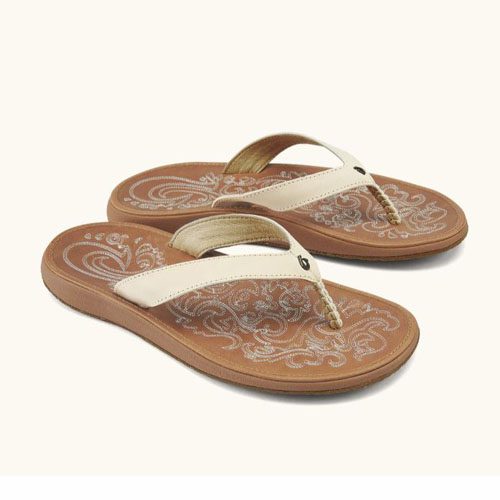 Olukai - Women's Paniolo - Sandals - Natural / Natural | 6 (US)