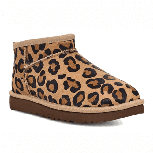 【大特価】UGG Ultra Mini Speckles Leopard ブーティ Amazon.com | UGG Women's Ultra Mini Speckles Boot, Chestnut