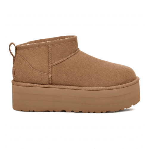 UGG ブラウン プラットフォームスライド UGG Women's Classic Ultra Mini Platform | Sound Feet Shoes: Your