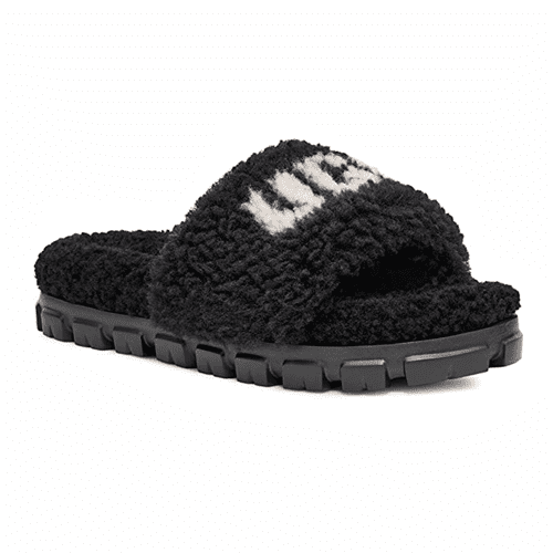 UGG Women's Cozetta Curly Graphic Slipper - Beige | Discount